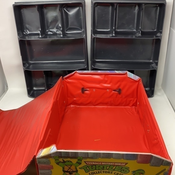 Vintage TMNT Teenage Mutant Ninja Turtles carrying storage case - Picture 7 of 10